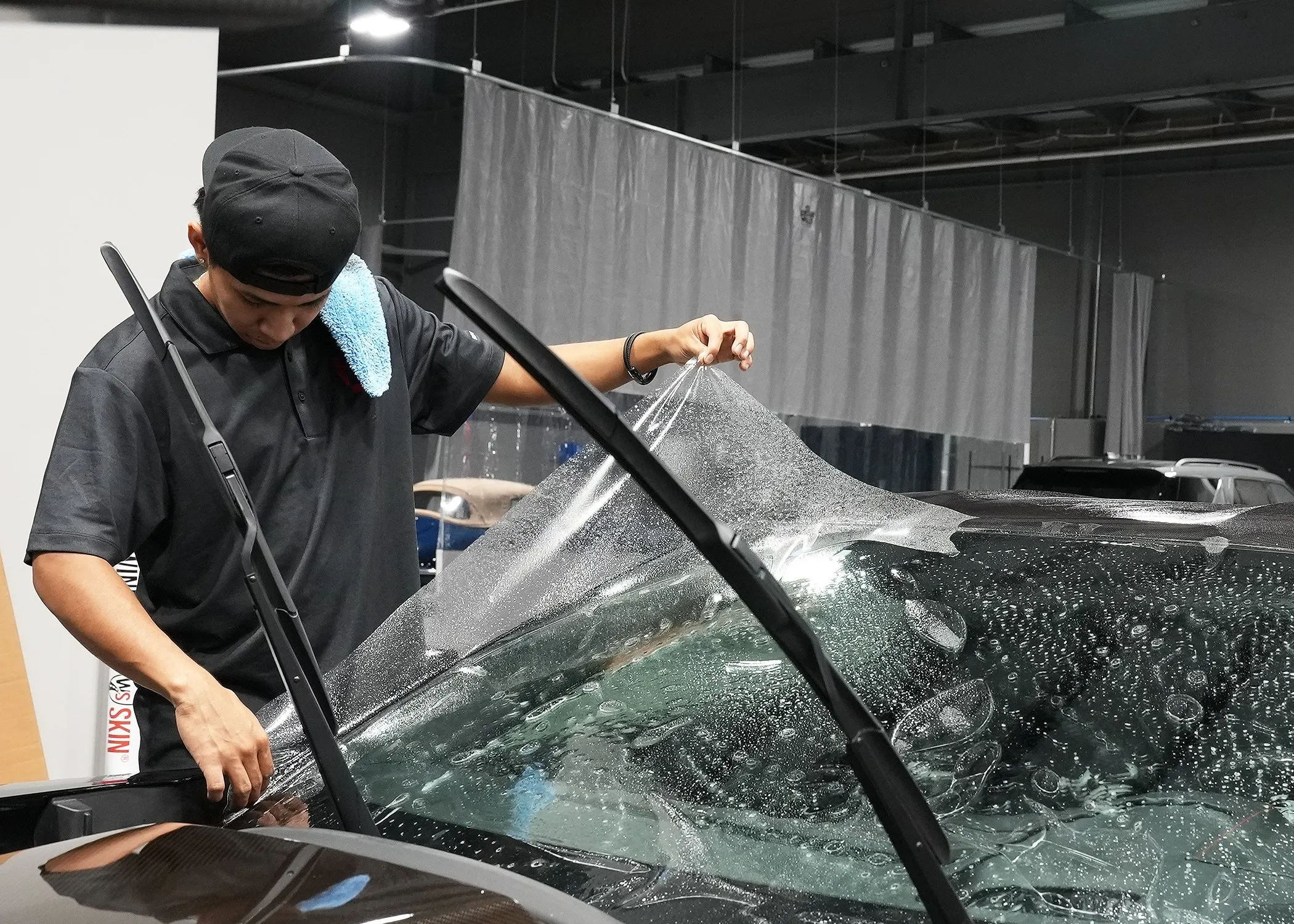 Windshield protection film at Buff & Beyond