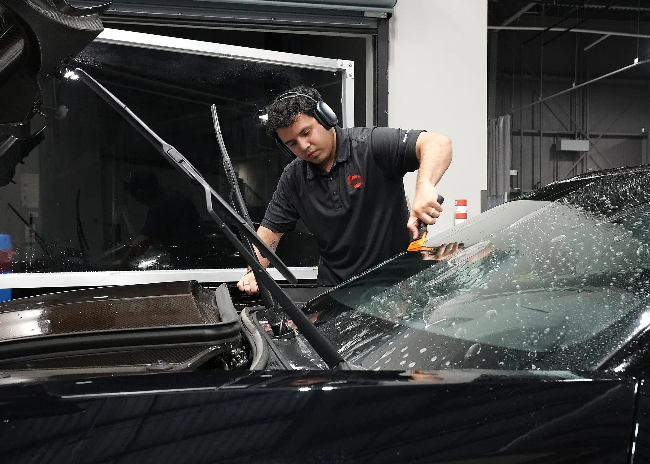 Windshield protection film at Buff & Beyond
