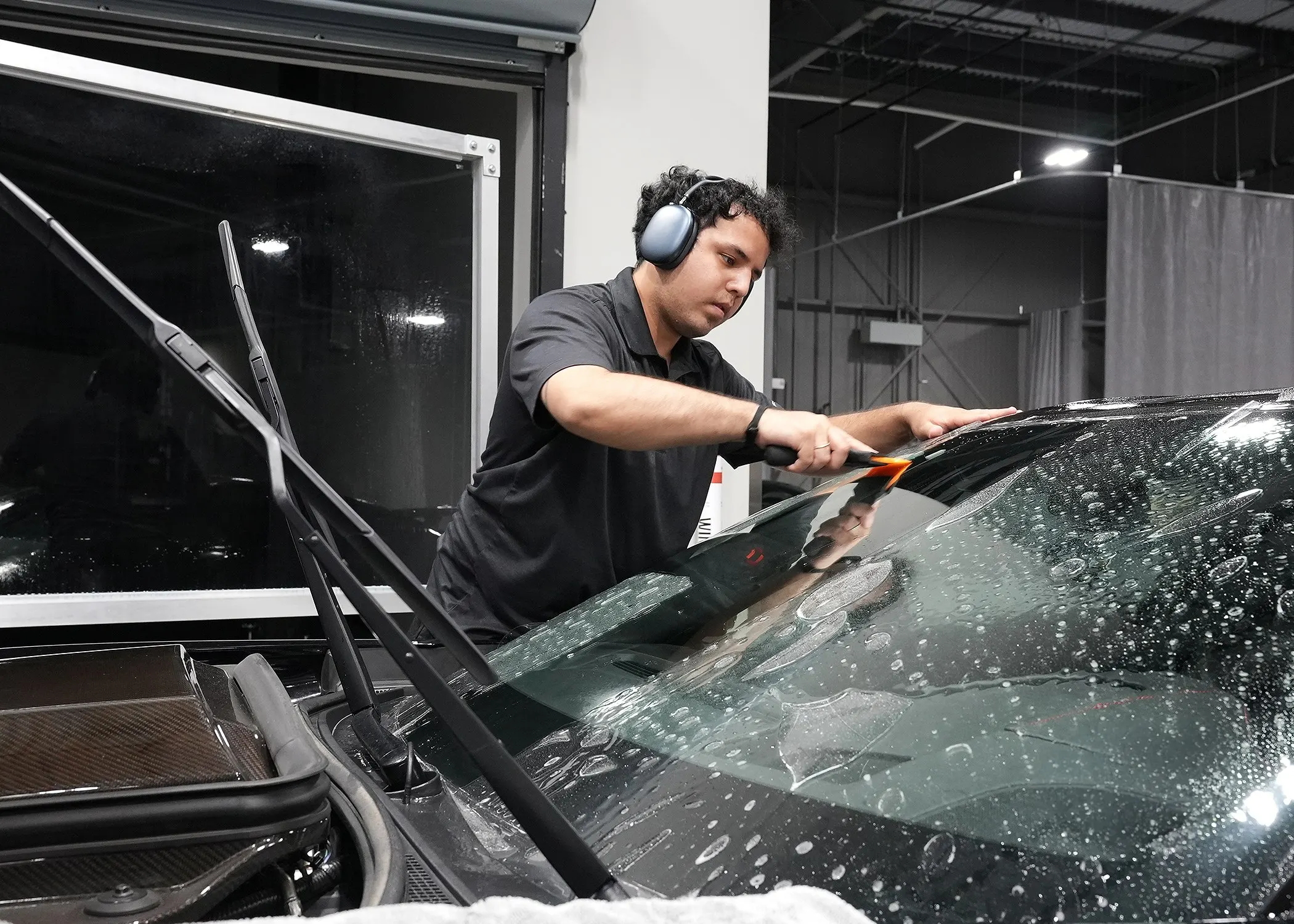 Windshield protection film at Buff & Beyond
